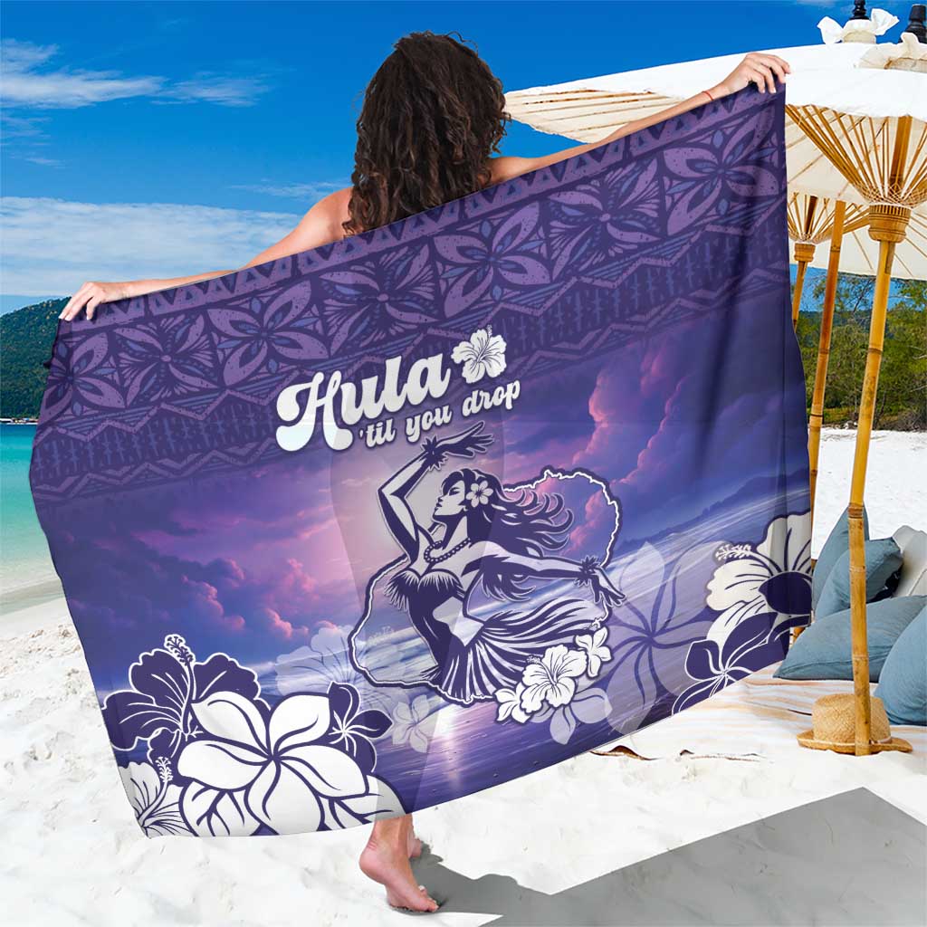 Aloha Hawaii Kauai Island Sarong Hula Till You Drop