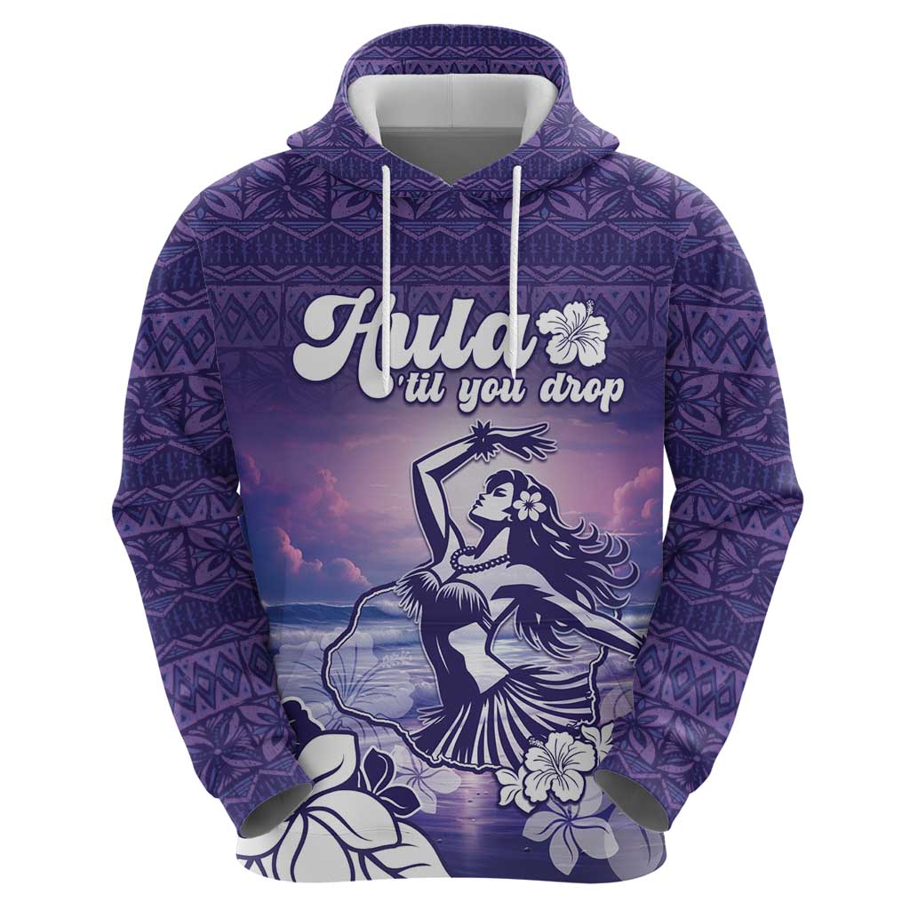 Aloha Hawaii Kauai Island Zip Hoodie Hula Till You Drop