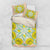 Cook Islands Tivaevae Quilt Bedding Set Peach - Polynesian Pride