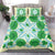 Cook Islands Tivaevae Quilt Bedding Set Beige - Polynesian Pride
