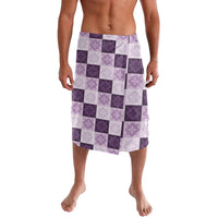 Lavender Manta Ray Hawaiian Quilt Motif Lavalava