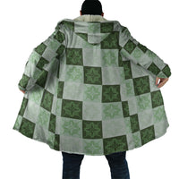 Sage Green Manta Ray Hawaiian Quilt Motif Cloak