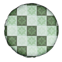 Sage Green Manta Ray Hawaiian Quilt Motif Spare Tire Cover