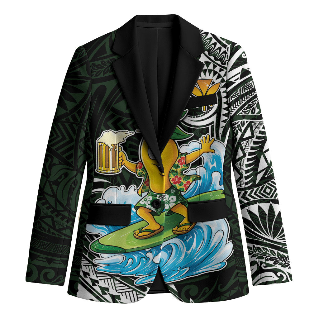 Aloha Hawaii Mango Surfing Blazer Polynesian Style