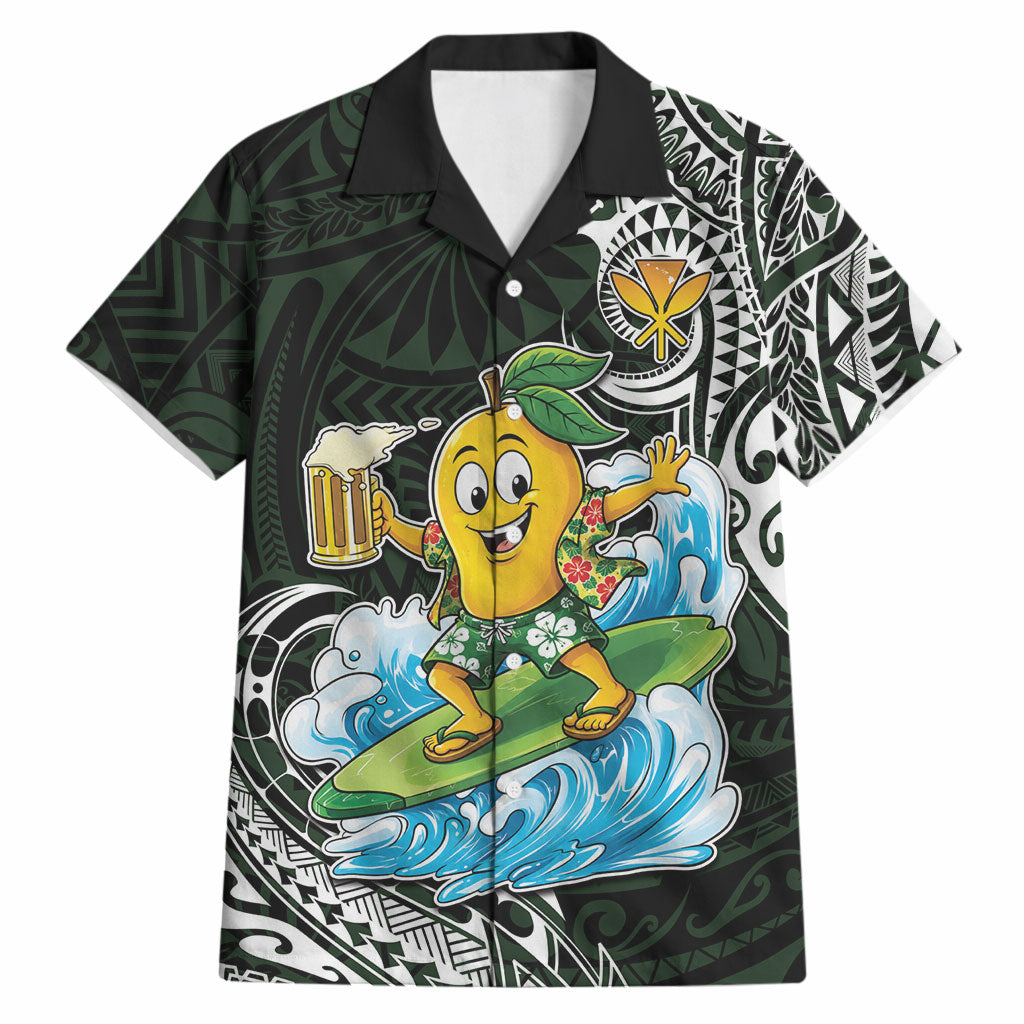 Aloha Hawaii Mango Surfing Hawaiian Shirt Polynesian Style