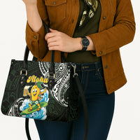 Aloha Hawaii Mango Surfing Leather Bag Polynesian Style
