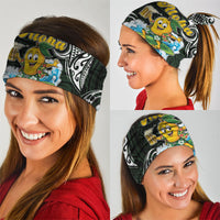 Aloha Hawaii Mango Surfing Neck Gaiter Polynesian Style