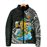 Aloha Hawaii Mango Surfing Padded Jacket Polynesian Style