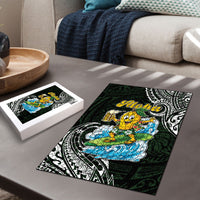 Aloha Hawaii Mango Surfing Puzzle Polynesian Style