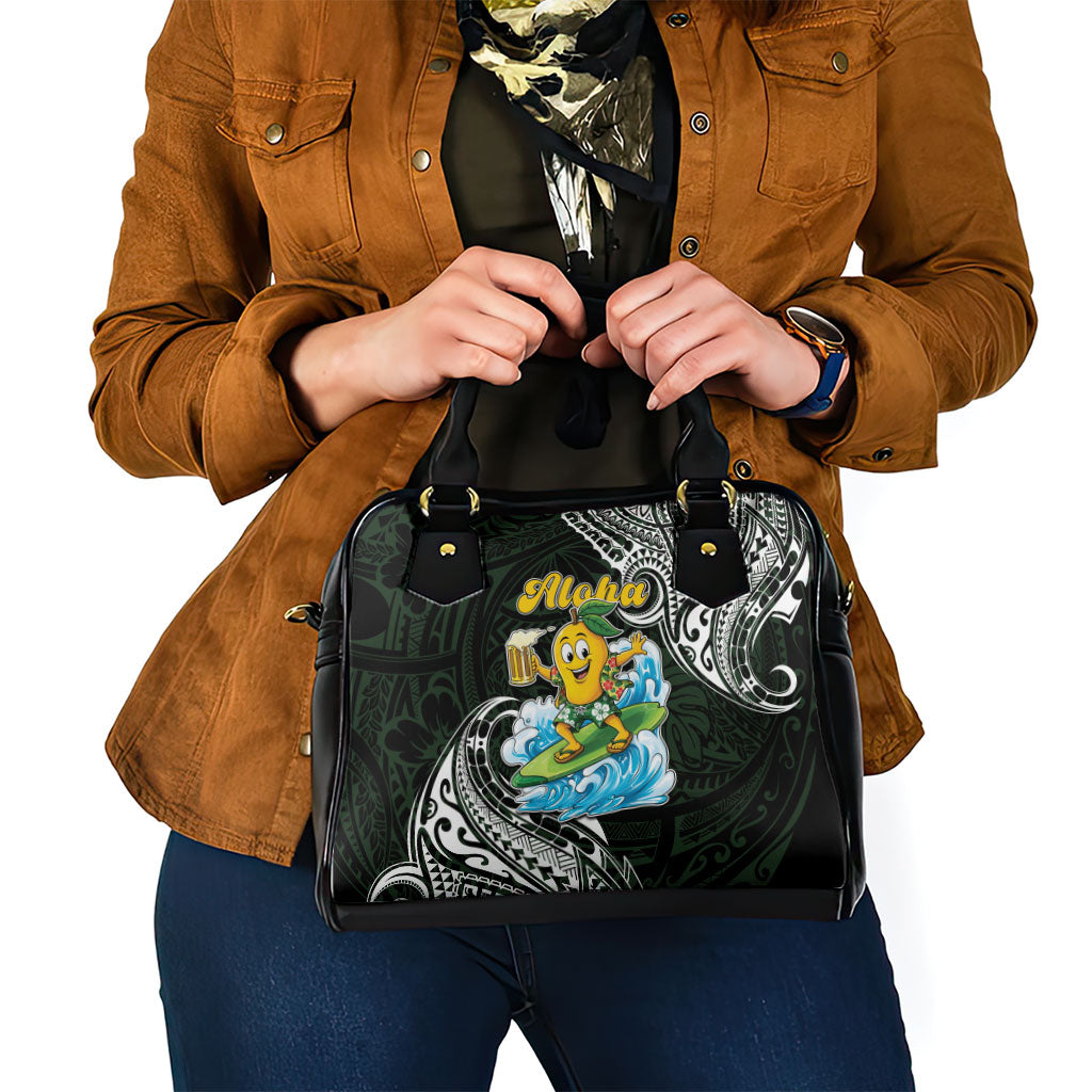 Aloha Hawaii Mango Surfing Shoulder Handbag Polynesian Style