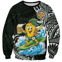 Aloha Hawaii Mango Surfing Sweatshirt Polynesian Style