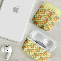 Vintage Hawaii Mango AirPods Case Yellow Green Hawaiian Palaka