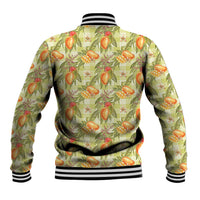Vintage Hawaii Mango Baseball Jacket Yellow Green Hawaiian Palaka