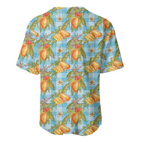 Vintage Hawaii Mango Baseball Jersey Blue Hawaiian Palaka