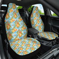 Vintage Hawaii Mango Car Seat Cover Blue Hawaiian Palaka