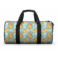 Vintage Hawaii Mango Duffle Bag Blue Hawaiian Palaka LT05 One size Blue - Polynesian Pride