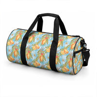 Vintage Hawaii Mango Duffle Bag Blue Hawaiian Palaka LT05 - Polynesian Pride