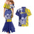 Personalised Nauru 92nd Anniversary Of Angam Couples Matching Mermaid Dress and Hawaiian Shirt Polynesian Whale Pattern