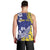 Personalised Nauru 92nd Anniversary Of Angam Men Tank Top Polynesian Whale Pattern