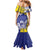 Personalised Nauru 92nd Anniversary Of Angam Mermaid Dress Polynesian Whale Pattern