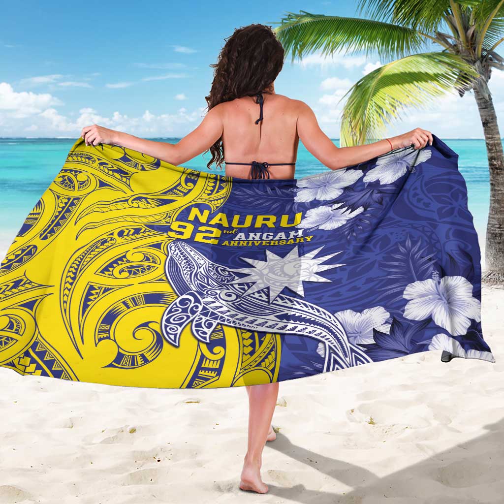 Nauru 92nd Anniversary Of Angam Sarong Polynesian Whale Pattern