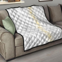 Niue White Sunday Quilt Niuean Hiapo With Puakenikeni Lei LT05 - Polynesian Pride