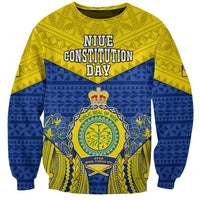 personalized-niue-constitution-day-sweatshirt-coat-of-arms-niuean-hiapo-pattern
