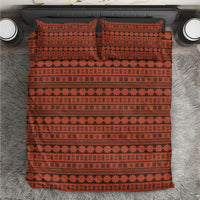 Polynesian Princess Inspired Tapa Pattern Bedding Set LT05 Red - Polynesian Pride