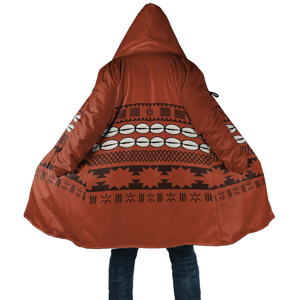 Polynesian Princess Inspired Tapa Pattern Cloak LT05 Unisex Red - Polynesian Pride