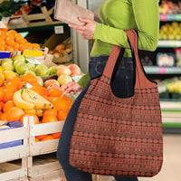 Polynesian Princess Inspired Tapa Pattern Grocery Bag LT05 - Polynesian Pride