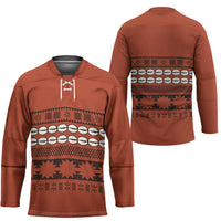 Polynesian Princess Inspired Tapa Pattern Hockey Jersey LT05 - Polynesian Pride
