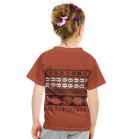 Polynesian Princess Inspired Tapa Pattern Kid T Shirt LT05 - Polynesian Pride