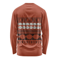 Polynesian Princess Inspired Tapa Pattern Long Sleeve Shirt LT05 - Polynesian Pride