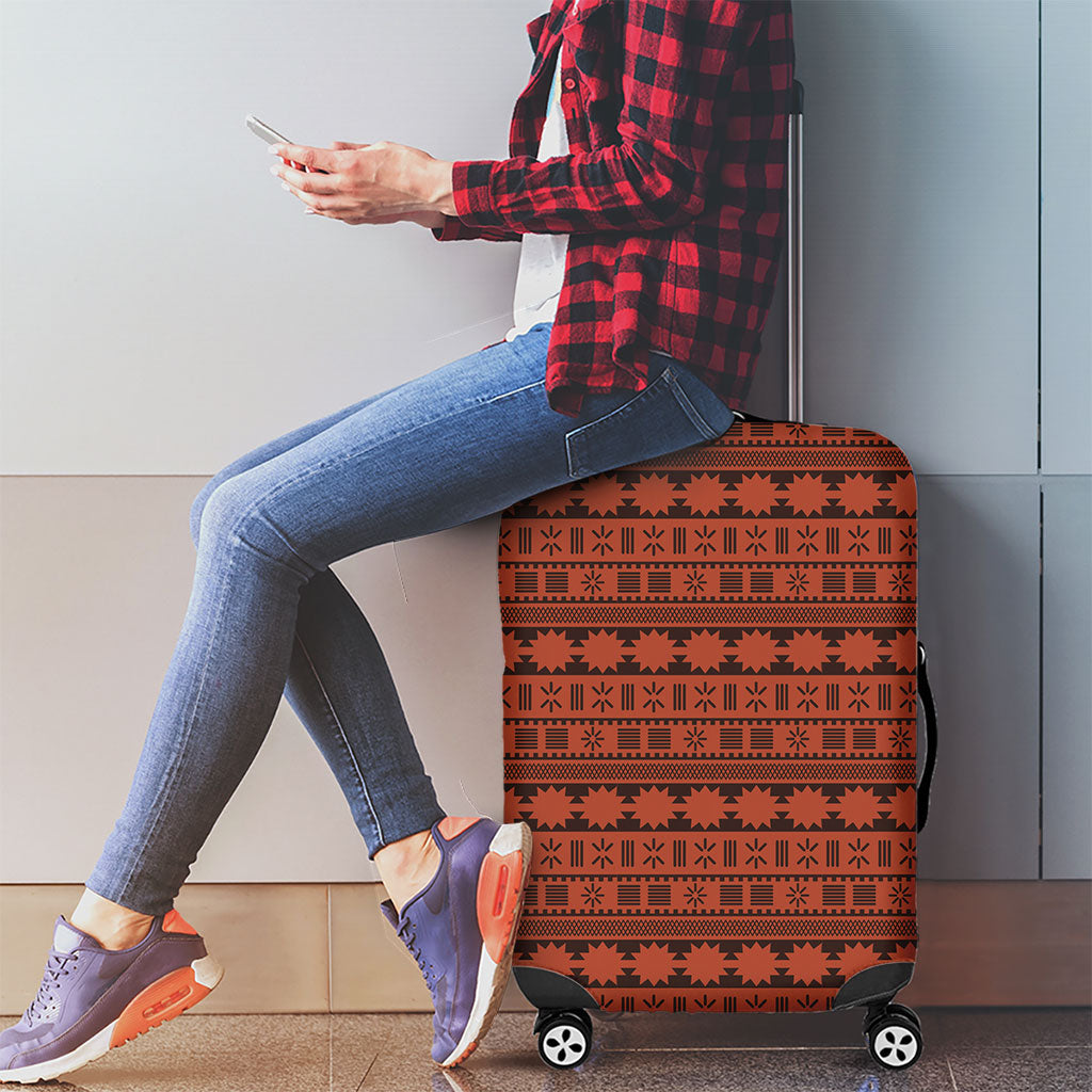 Polynesian Princess Inspired Tapa Pattern Luggage Cover LT05 - Polynesian Pride