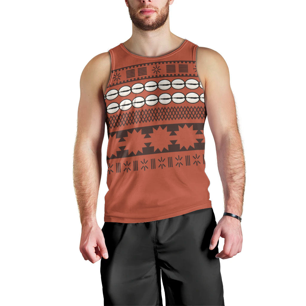 Polynesian Princess Inspired Tapa Pattern Men Tank Top LT05 - Polynesian Pride