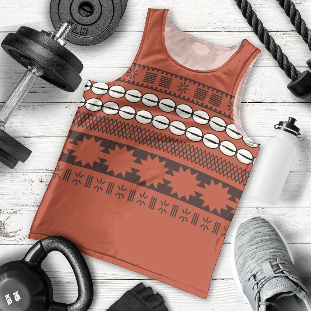 Polynesian Princess Inspired Tapa Pattern Men Tank Top LT05 - Polynesian Pride