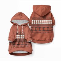 Polynesian Princess Inspired Tapa Pattern Pet Hoodie LT05 Pullover Red - Polynesian Pride