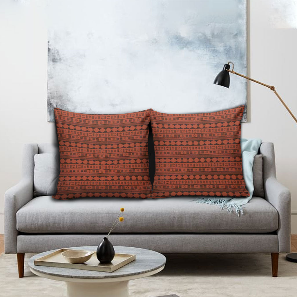 Polynesian Princess Inspired Tapa Pattern Pillow Cover LT05 - Polynesian Pride