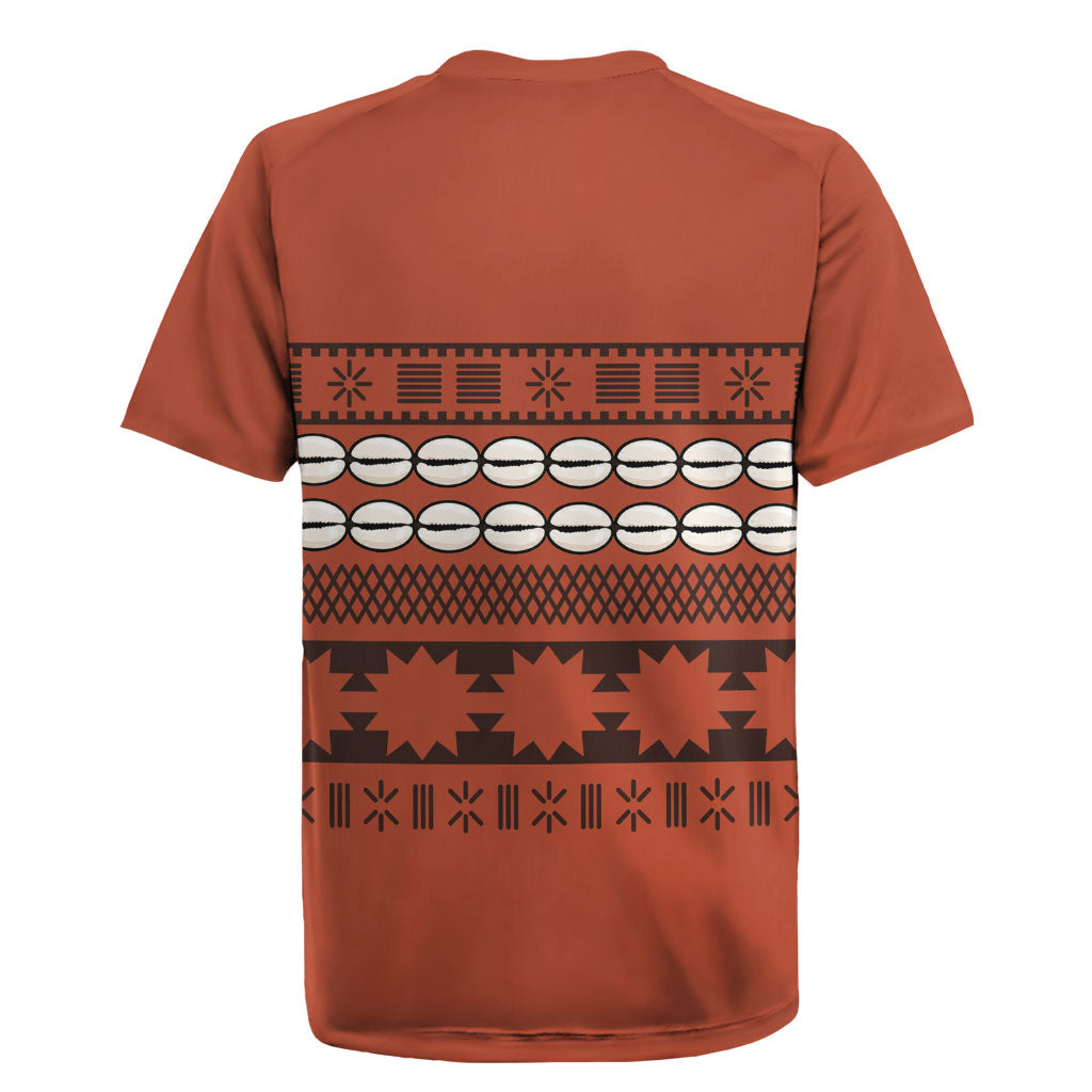Polynesian Princess Inspired Tapa Pattern Rugby Jersey LT05 - Polynesian Pride