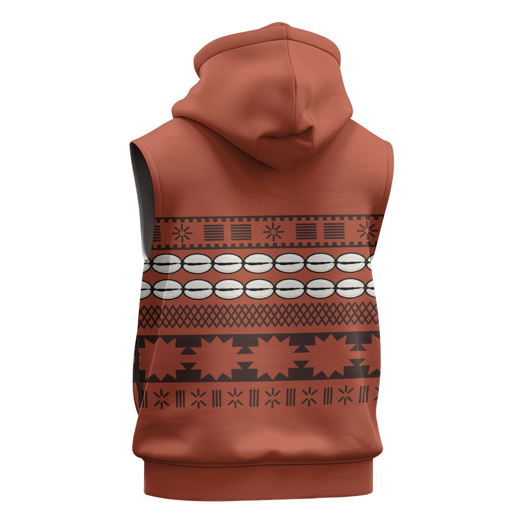 Polynesian Princess Inspired Tapa Pattern Sleeveless Hoodie LT05 - Polynesian Pride