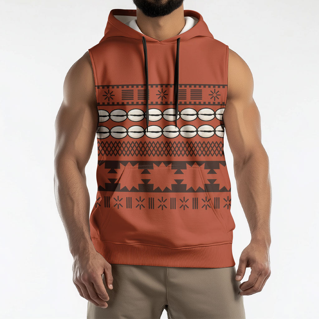 Polynesian Princess Inspired Tapa Pattern Sleeveless Hoodie LT05 - Polynesian Pride