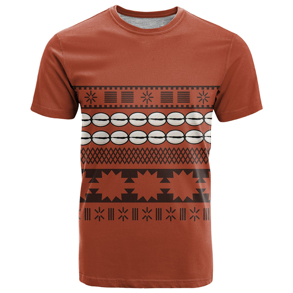 Polynesian Princess Inspired Tapa Pattern T Shirt LT05 Red - Polynesian Pride