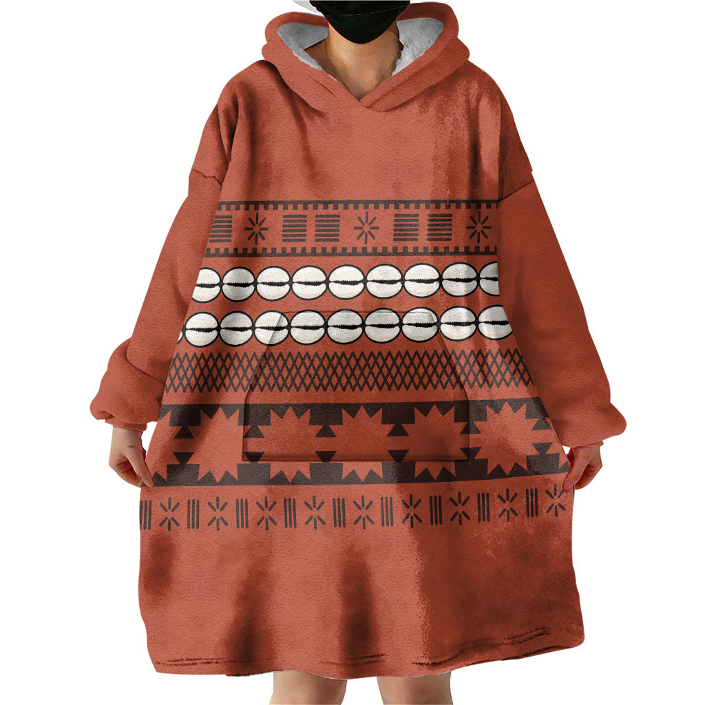 Polynesian Princess Inspired Tapa Pattern Wearable Blanket Hoodie LT05 - Polynesian Pride