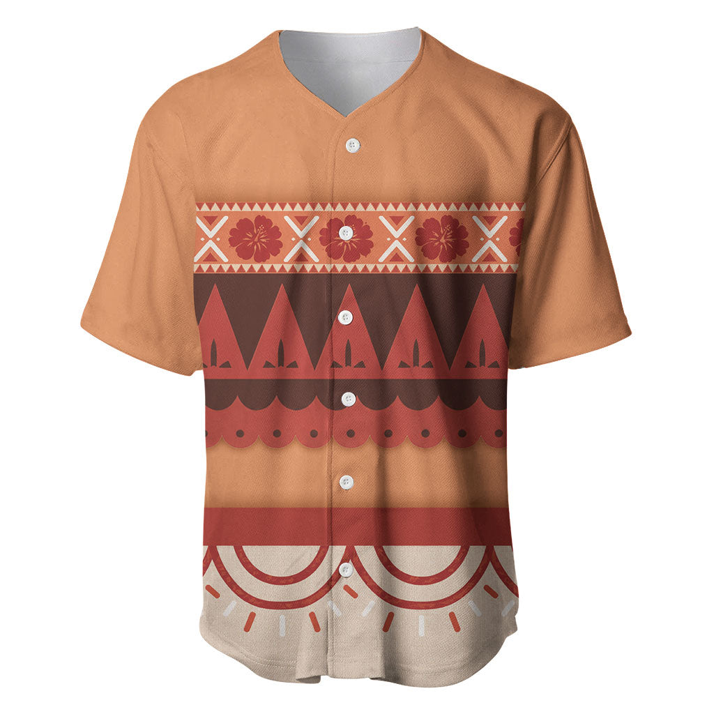 Polynesian Princess Inspired Cosplay Costume Baseball Jersey LT05 Multicolor - Polynesian Pride