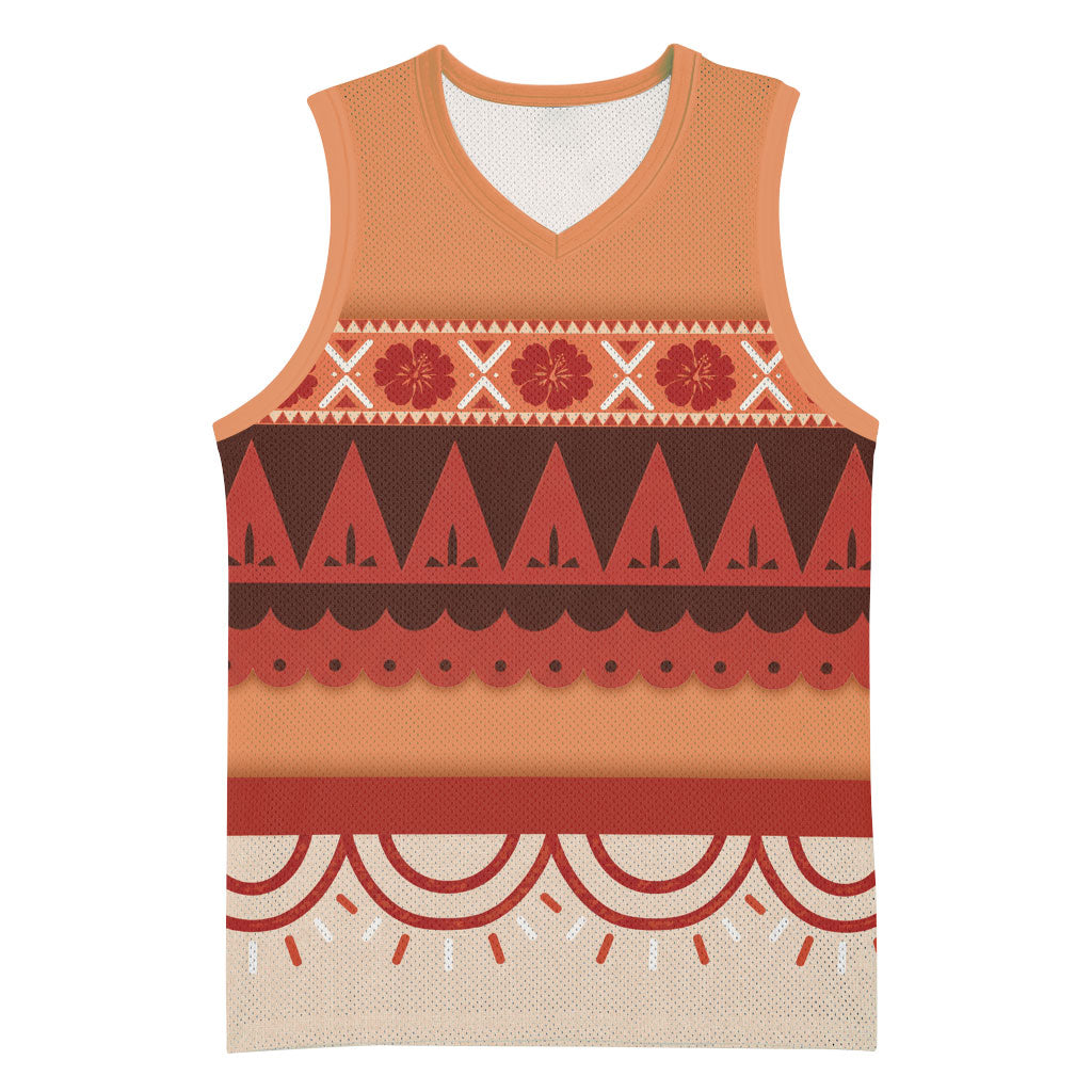 Polynesian Princess Inspired Cosplay Costume Basketball Jersey LT05 Unisex Multicolor - Polynesian Pride