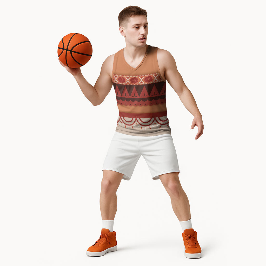 Polynesian Princess Inspired Cosplay Costume Basketball Jersey LT05 - Polynesian Pride