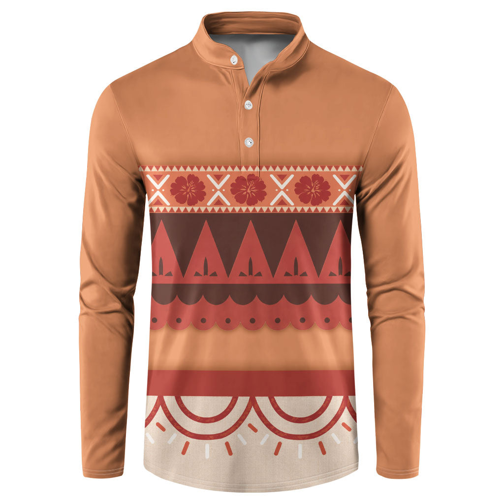 Polynesian Princess Inspired Cosplay Costume Button Sweatshirt LT05 Multicolor - Polynesian Pride