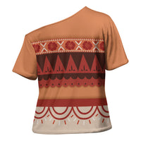 Polynesian Princess Inspired Cosplay Costume Cross Shoulder Shirt LT05 - Polynesian Pride