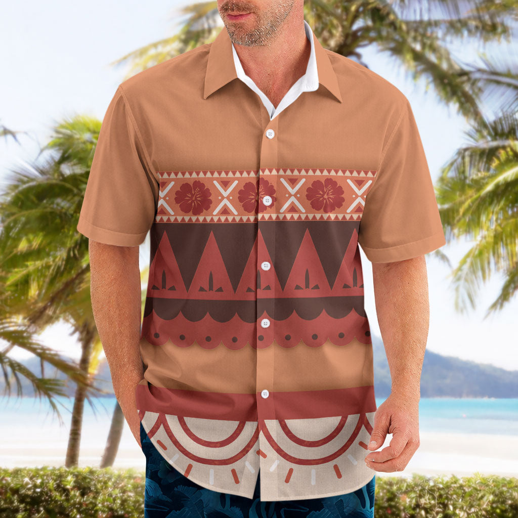 Polynesian Princess Inspired Cosplay Costume Hawaiian Shirt LT05 - Polynesian Pride