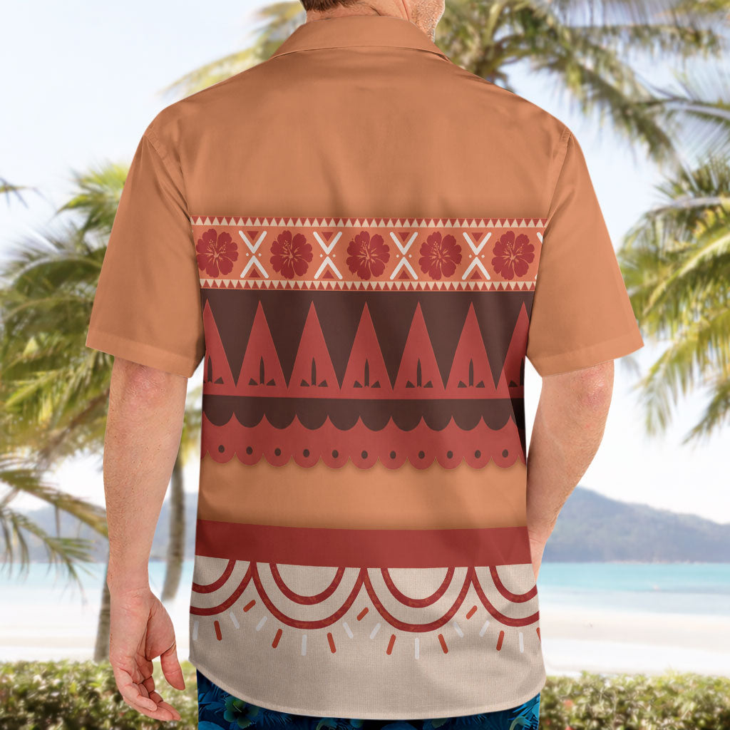 Polynesian Princess Inspired Cosplay Costume Hawaiian Shirt LT05 - Polynesian Pride